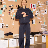 The Track Snap Pant in Deep Navy