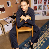 The Track Snap Pant in Deep Navy