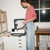 The Baggy Jean in Ice Indigo