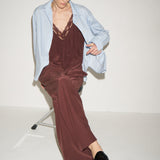 The Lounge Pant in Burgundy