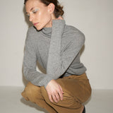 The Primm Sweater in Light Heather