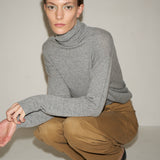 The Primm Sweater in Light Heather