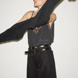 The V Fave Cashmere Sweater in Charcoal