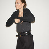 The V Fave Cashmere Sweater in Charcoal