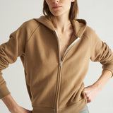 The Bird Hoodie in Camel