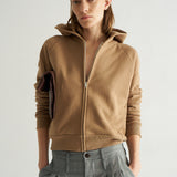 The Bird Hoodie in Camel