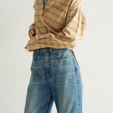 The Weekend Shirt in Honey Plaid