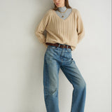 The Fan Jean in Borrego Indigo