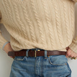 The Cable V Fave in Creme