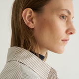 The Weekend Shirt in Tan Stripe