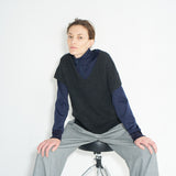 The Sweater Vest in Charcoal