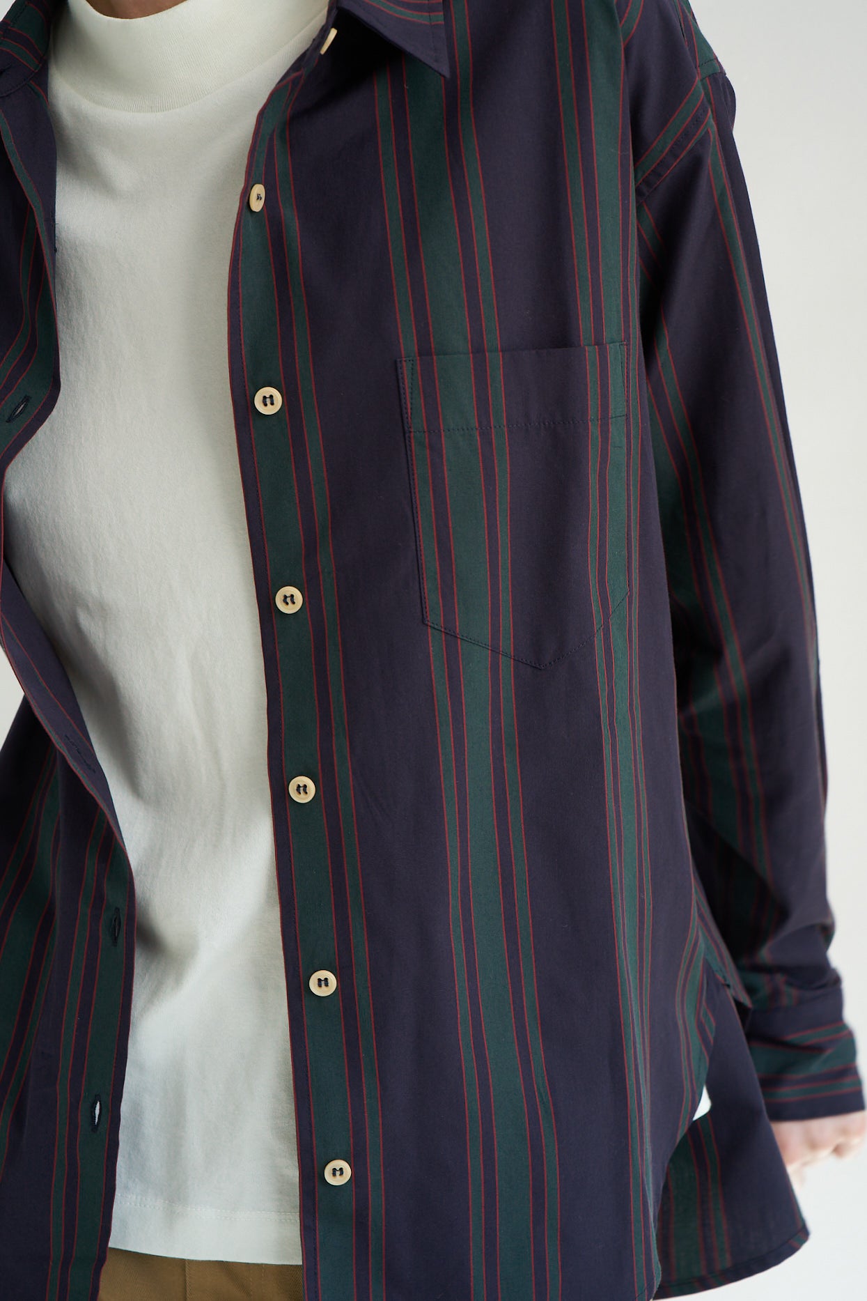 The Weekend Shirt in Tartan Stripe