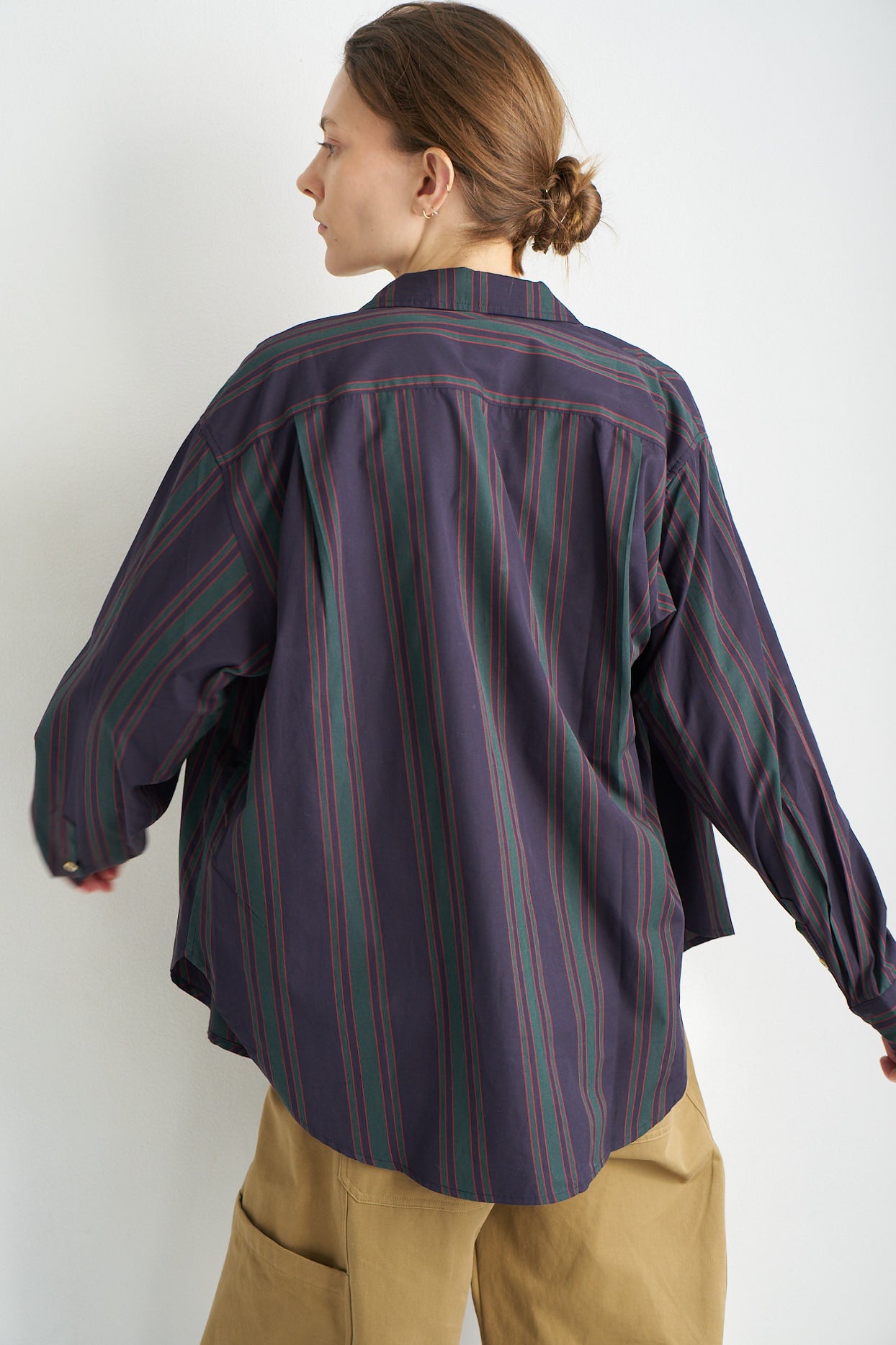 The Weekend Shirt in Tartan Stripe