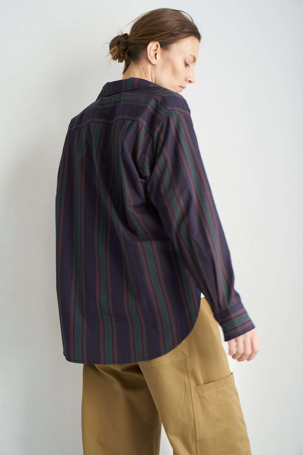 The Weekend Shirt in Tartan Stripe