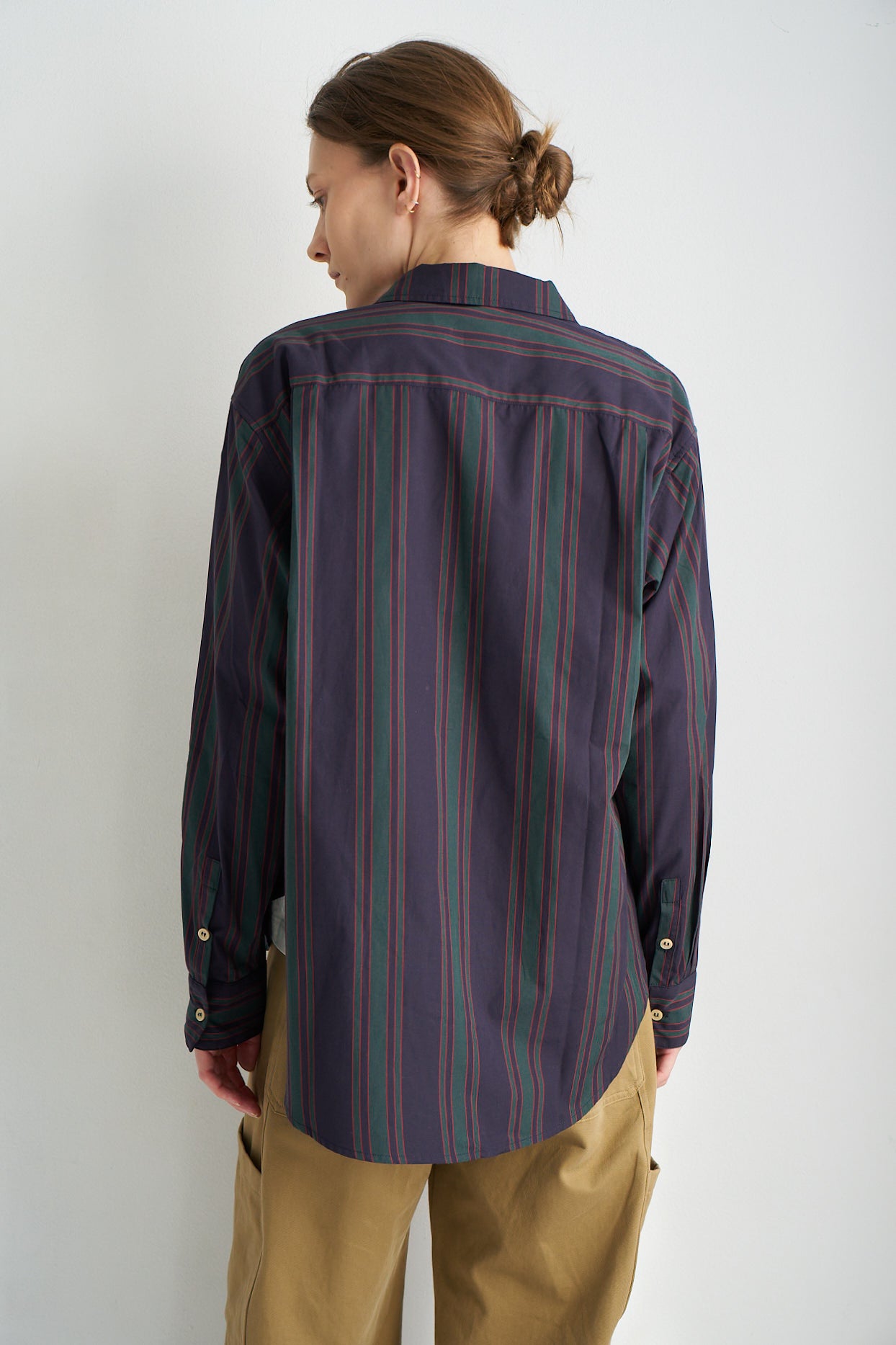 The Weekend Shirt in Tartan Stripe