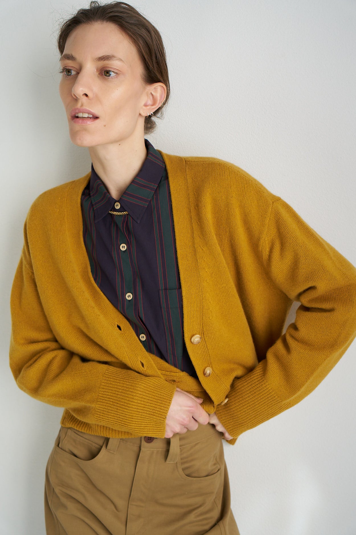 The Weekend Shirt in Tartan Stripe