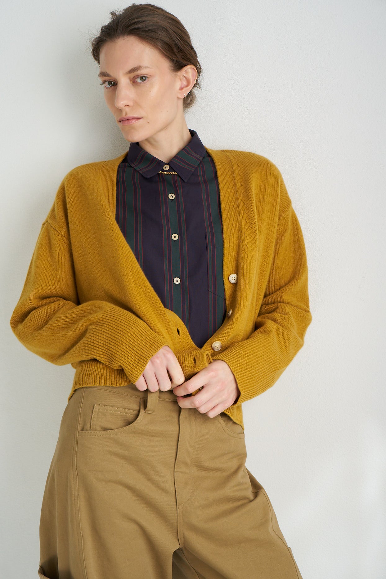 The Weekend Shirt in Tartan Stripe