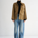 The Stacked Jacket in Chestnut