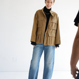 The Stacked Jacket in Chestnut