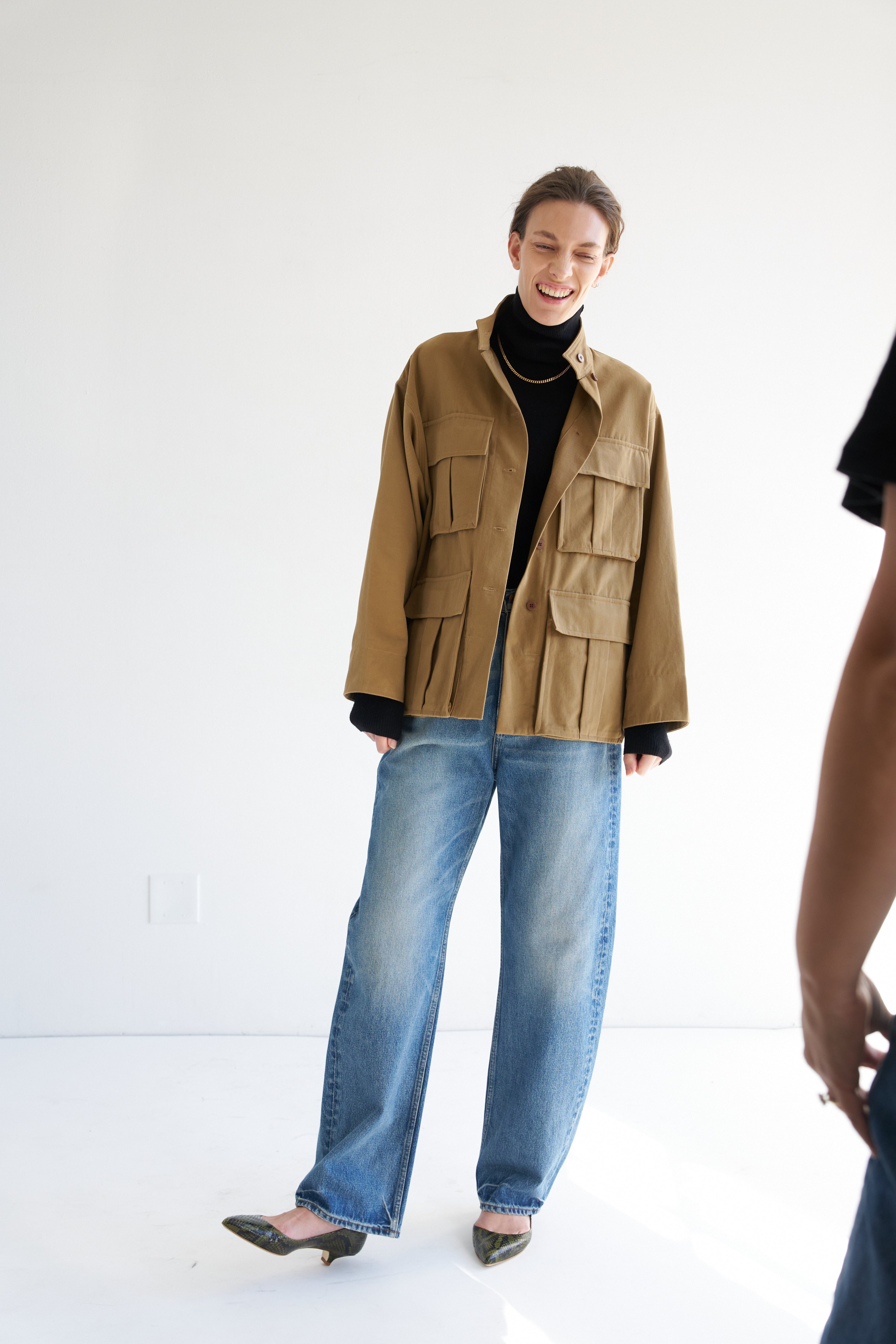 The Stacked Jacket in Chestnut