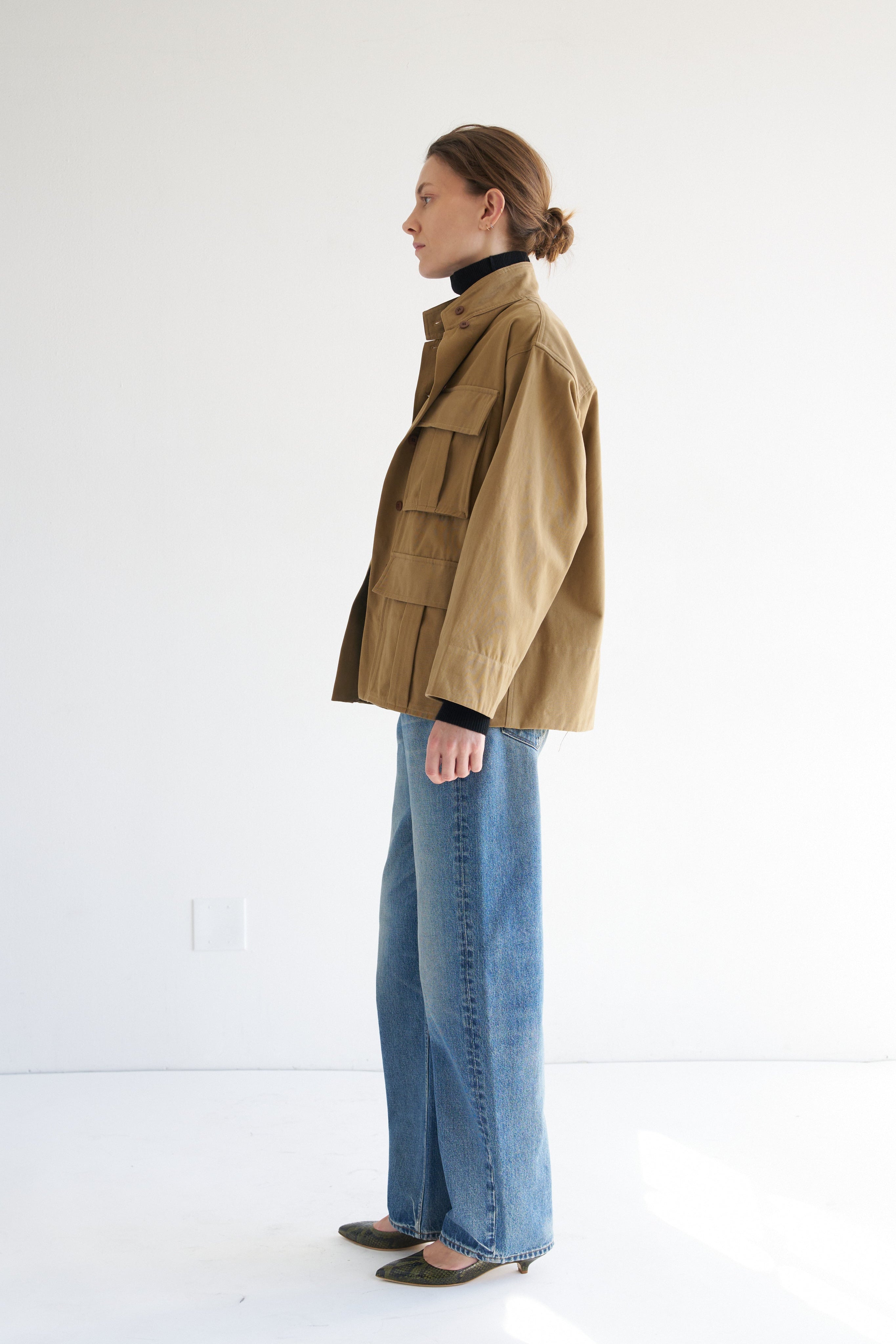 The Stacked Jacket in Chestnut