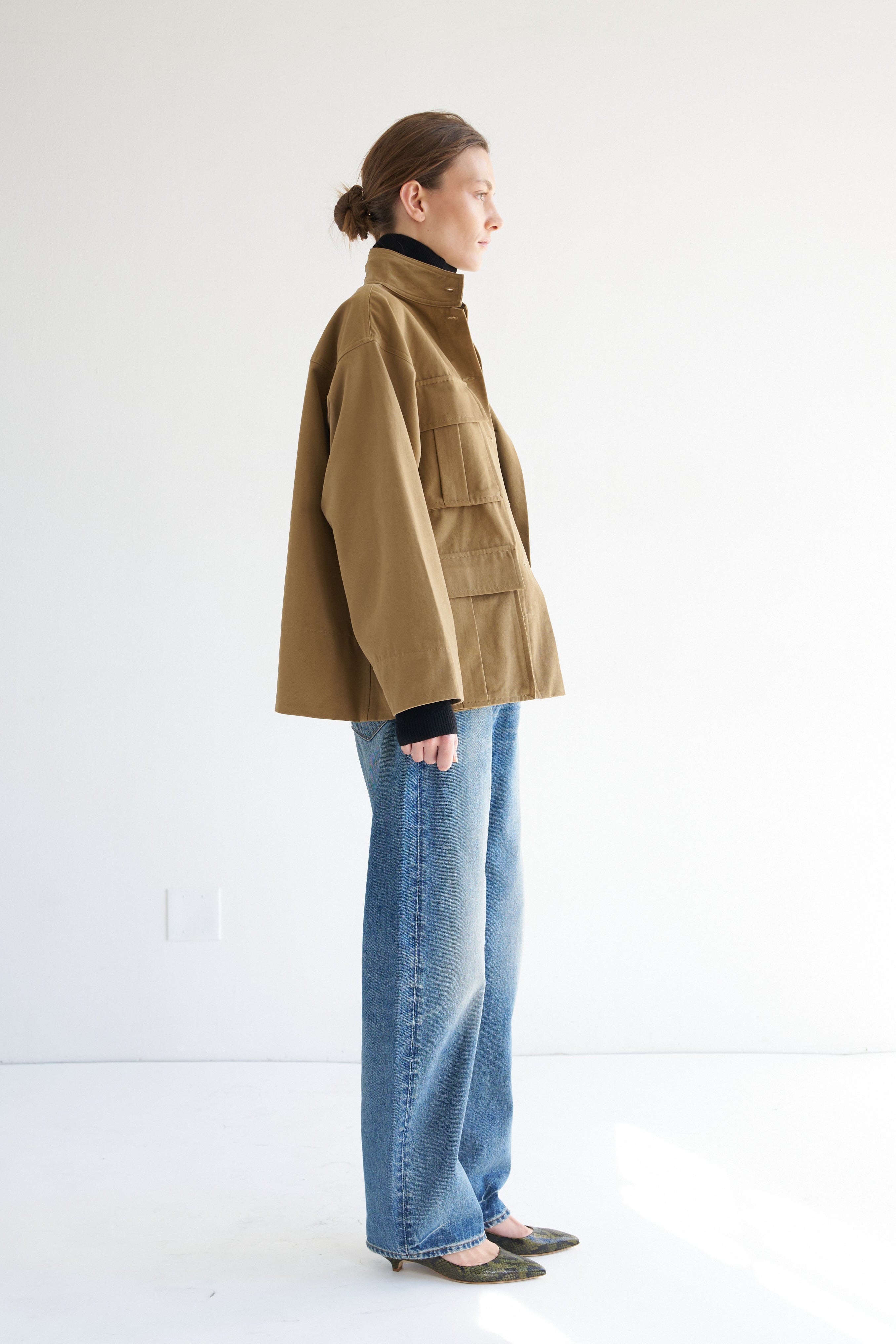 The Stacked Jacket in Chestnut