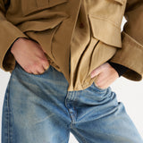 The Stacked Jacket in Chestnut