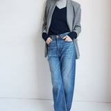 The V Fave Cashmere Sweater in Navy