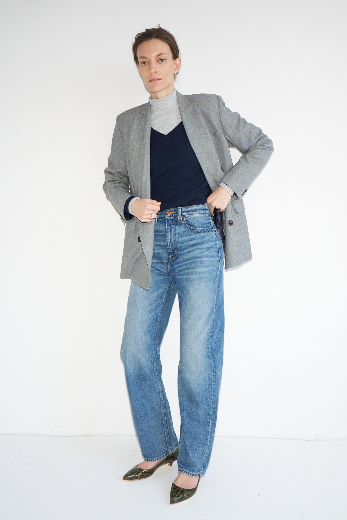 The Fan Jean in Borrego Indigo