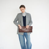 The Document Clutch in Oxblood