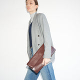 The Document Clutch in Oxblood