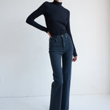 The Crease Jean in Washed Grey