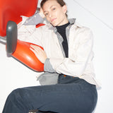 The Weekend Shirt in Tan Stripe