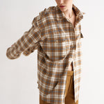 The Big Shirt in Gold Plaid