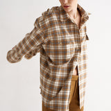 The Big Shirt in Gold Plaid