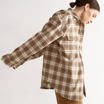 The Big Shirt in Gold Plaid