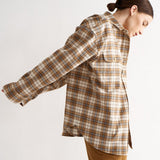The Big Shirt in Gold Plaid