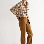 The Big Shirt in Gold Plaid