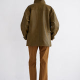 The Minimal Anorak Jacket in Olive