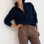 The Quarter Zip in Navy