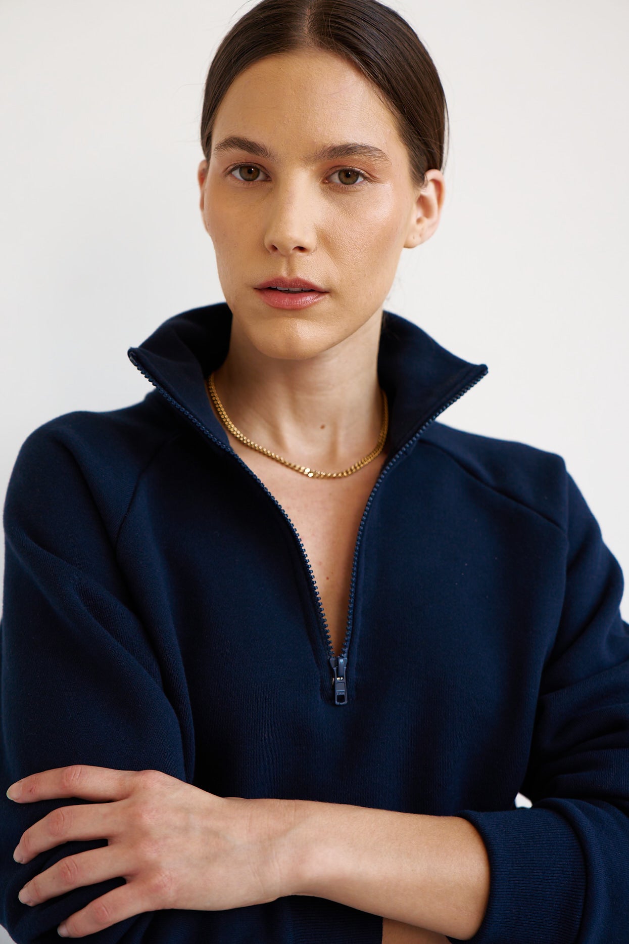 The Quarter Zip in Navy