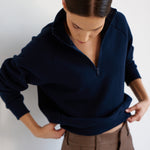 The Quarter Zip in Navy