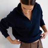 The Quarter Zip in Navy