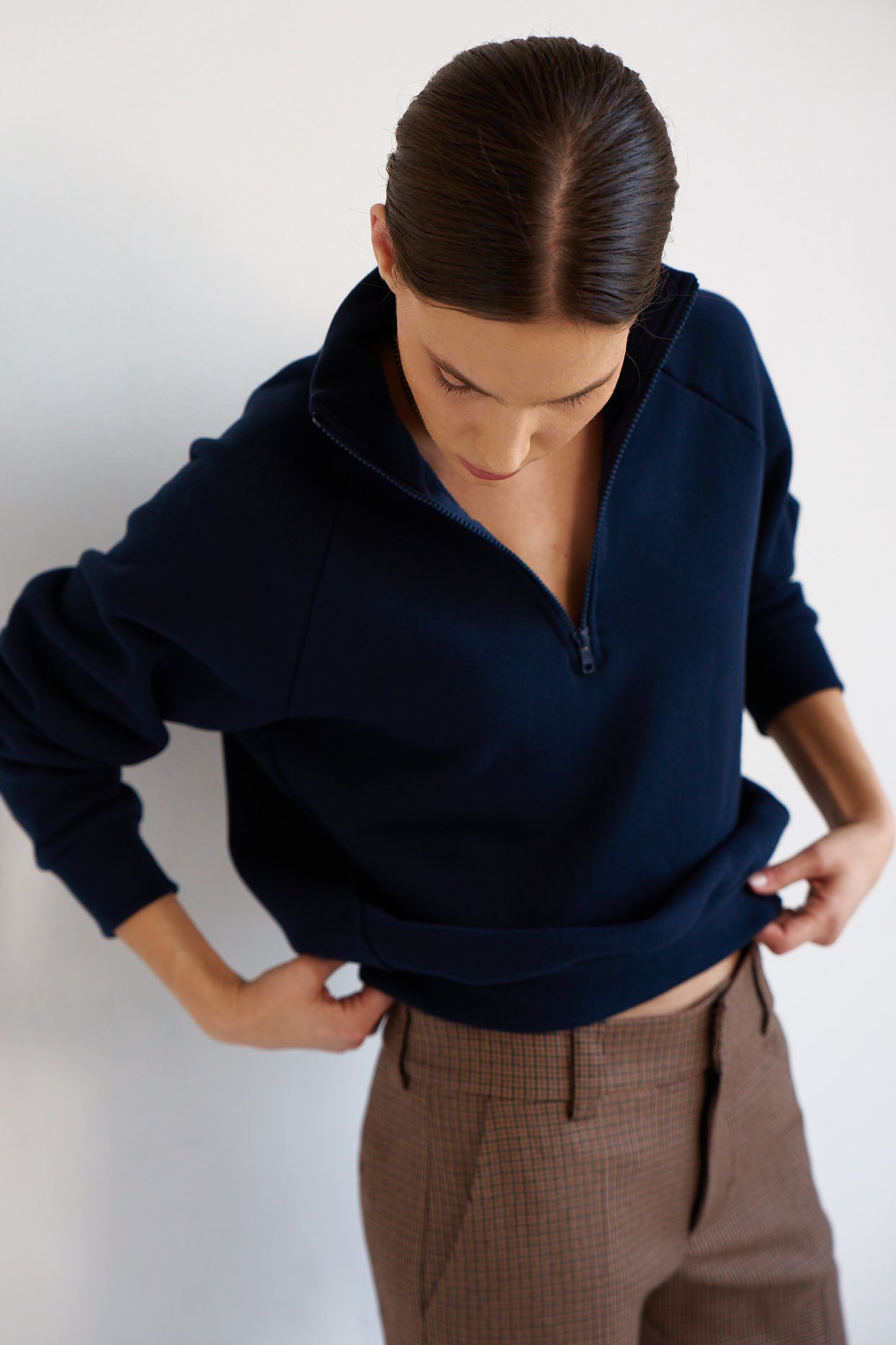 The Quarter Zip in Navy