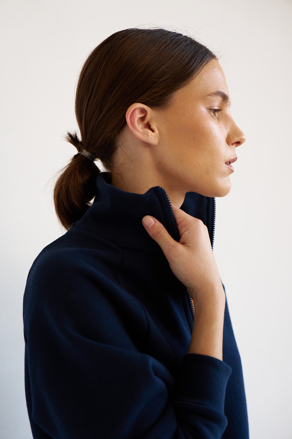The Quarter Zip in Navy
