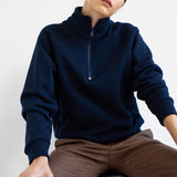 The Quarter Zip in Navy