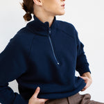 The Quarter Zip in Navy
