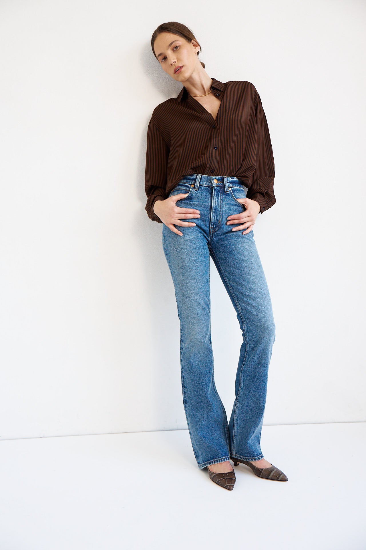 The Lucy Blouse in JH Signature Stripe