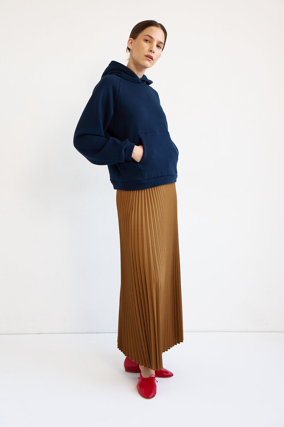 The Daily Hoodie in Navy
