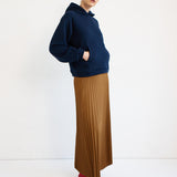 The Accordion Skirt in Mustard